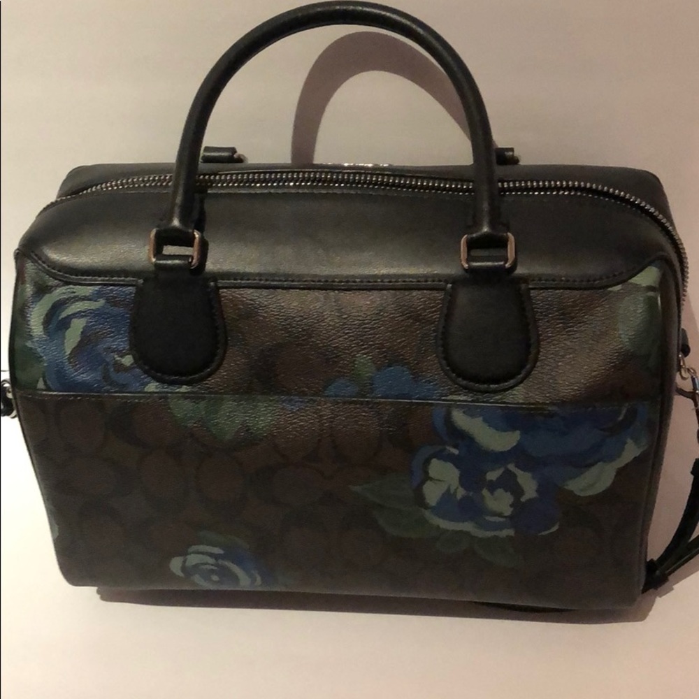 COACH Rowan Floral Satchel & Wallet - Picture 4 of 13